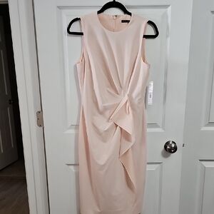ANTONIO MELANI Blush Sleeveless Midi Dress